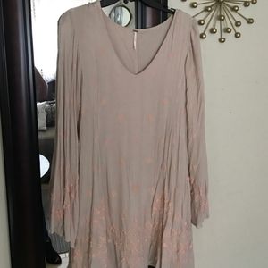 Free People Embroidered Dress. Medium.